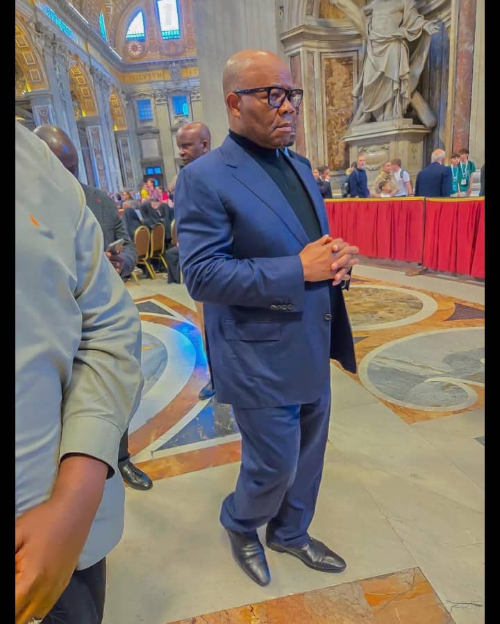 Nigerian senate president Godswill A. and Delegation in Rome