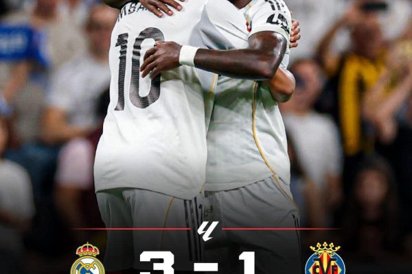 Real Madrid Edge Villarreal in Thriller as Vinicius Shines, Mbappé Suffers Injury Scare.