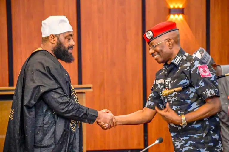 The Inspector General of Police (IGP), Kayode Adeolu Egbetokun Visits Governor Mohammed Umaru Bago