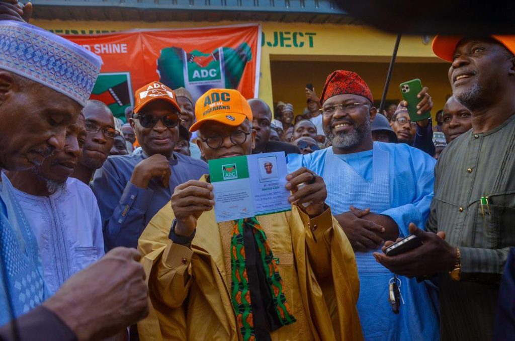 Former Kaduna State Governor, Nasir El-Rufai, has officially joined the African Democratic Congress (ADC)